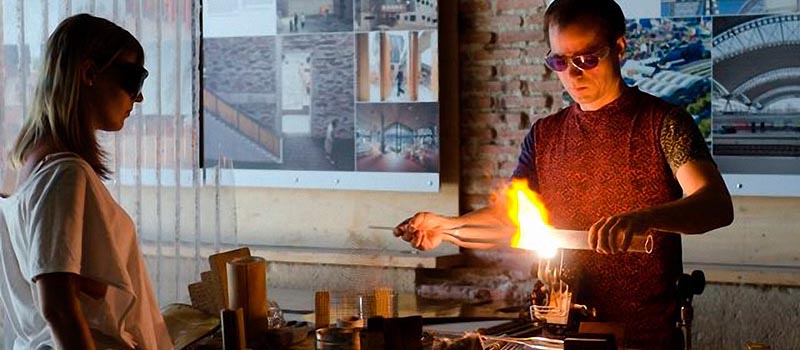 Jochen Holz, Glasglowing, Photo: Lucia Peluffo © Boisbuchet