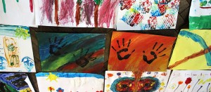 „Pappkantenkunst“ für Kinder im Ferienprogramm   