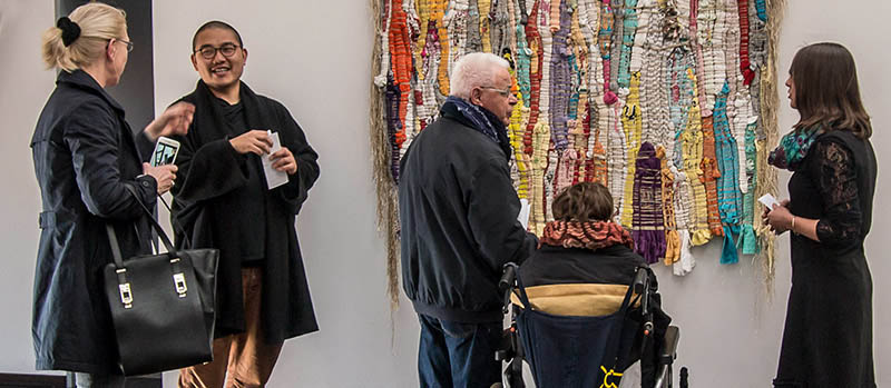 Ausstellung WeltWeitWeben von Kotaro Nagira